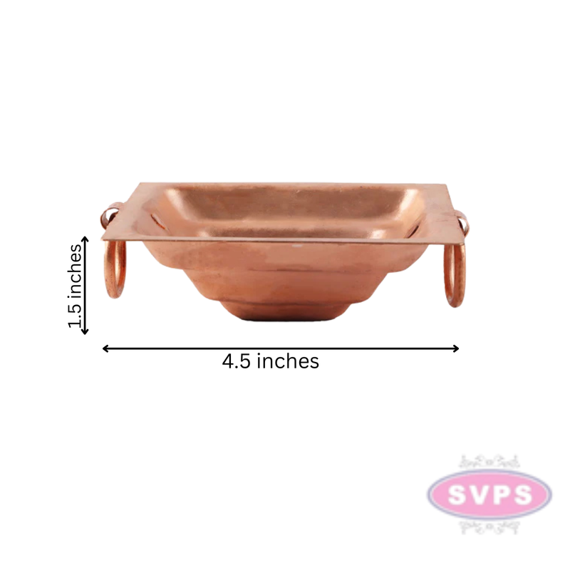 Copper Havan Kund With Handle