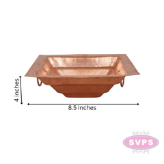 Copper Havan Kund With Handle