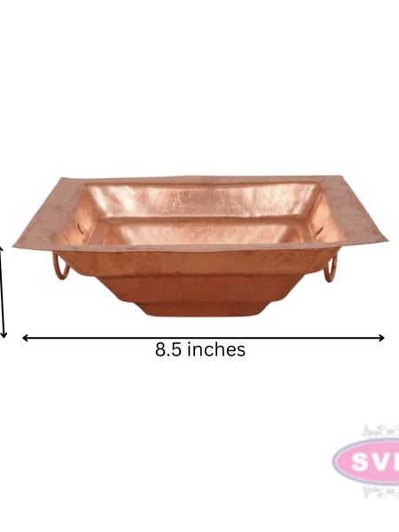 Copper Havan Kund With Handle