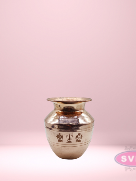 Copper Thiruman Iyengar Sombu / 4 Inches Diameter