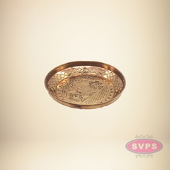 Copper Thenkalai Thiruman Sangu Chakram Plate