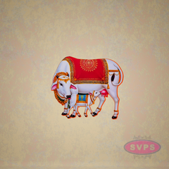 Cow And Calf Fridge Magnet