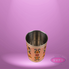 Floral Design Meenakari Glass
