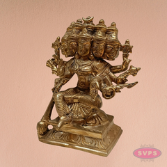 Goddess Gayatri Devi Panchaloha Idol