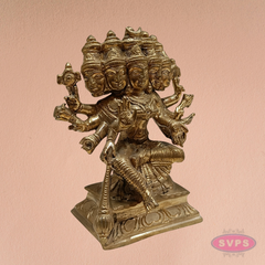 Goddess Gayatri Devi Panchaloha Idol
