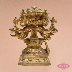 Goddess Gayatri Devi Panchaloha Idol