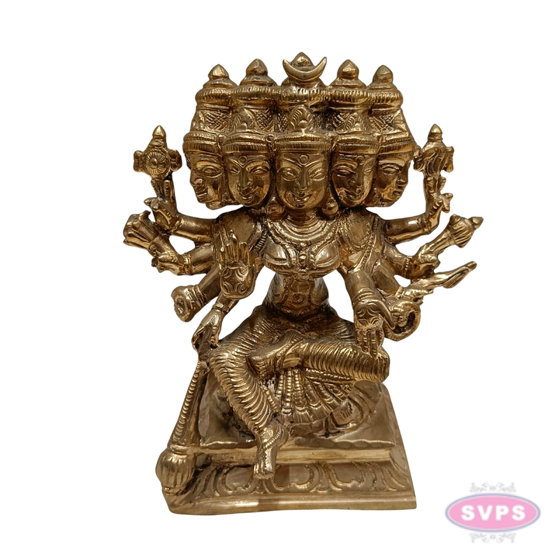 Goddess Gayatri Devi Panchaloha Idol