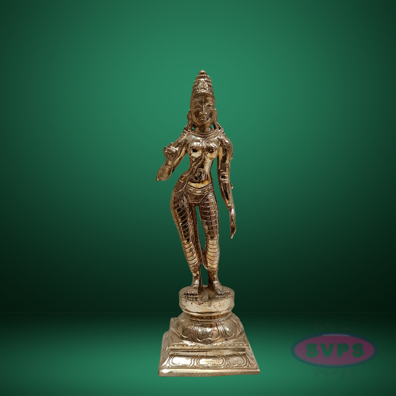 Handcrafted Panchaloha Parvathi/Sivakami Idol