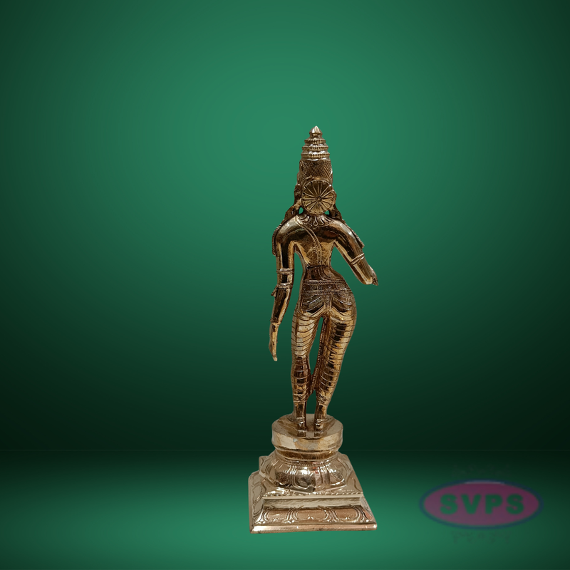 Handcrafted Panchaloha Parvathi/Sivakami Idol