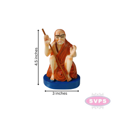 Kanchi Maha Periyava Statue For Pooja Room / Living Room / Office / Gifting Decorative Showpiece