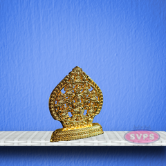 Metal Ashtalakshmi / Gold Finish / 3 inches