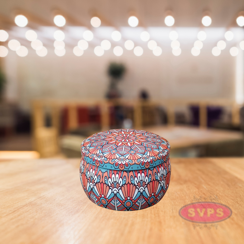 Multi Purpose Round Shape Tin Box / Gift Box