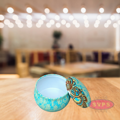 Multi Purpose Round Shape Tin Box / Gift Box