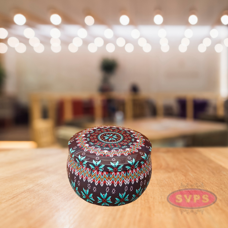 Multi Purpose Round Shape Tin Box / Gift Box