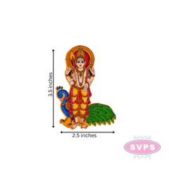 Murugan With Peacock Fridge Magnet