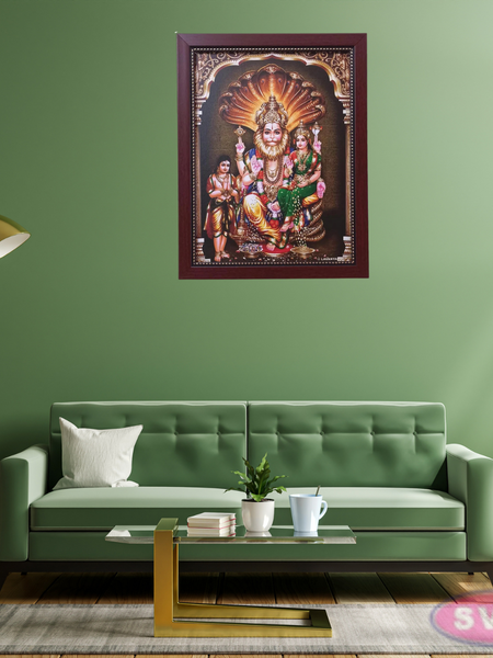 Narasimha Swamy Lakshmi With Prahladhan Photo Frame