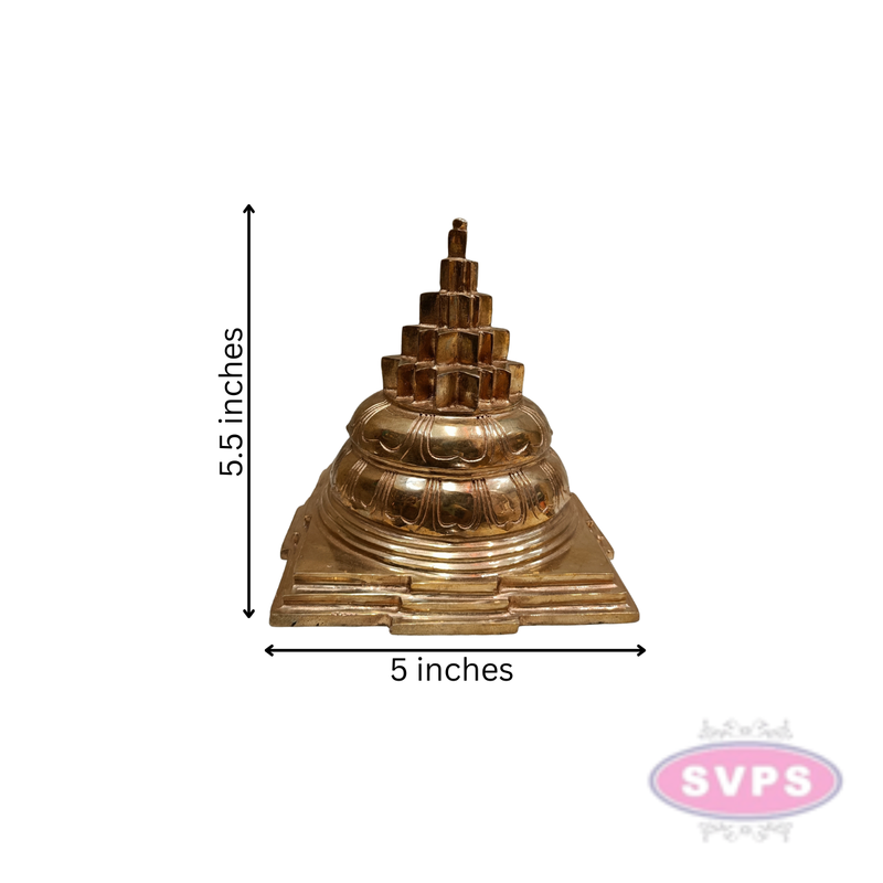 Panchaloha Shree Yantra-5.5 Inches