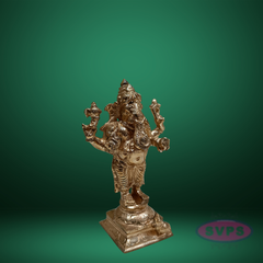 Panchaloha Ganesh Standing / 6 Inches