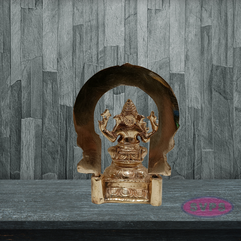 Panchaloha Ganesha with Arch / 6 Inches