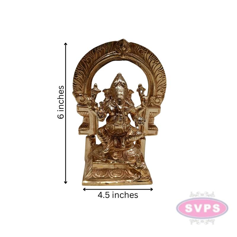 Panchaloha Ganesha with Arch / 6 Inches