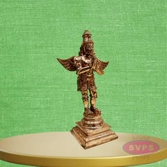 Panchaloha Garuda Dev standing With Namsakar Pose