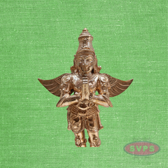 Panchaloha Garuda Dev standing With Namsakar Pose