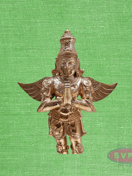 Panchaloha Garuda Dev standing With Namsakar Pose