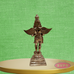 Panchaloha Garuda Dev standing With Namsakar Pose