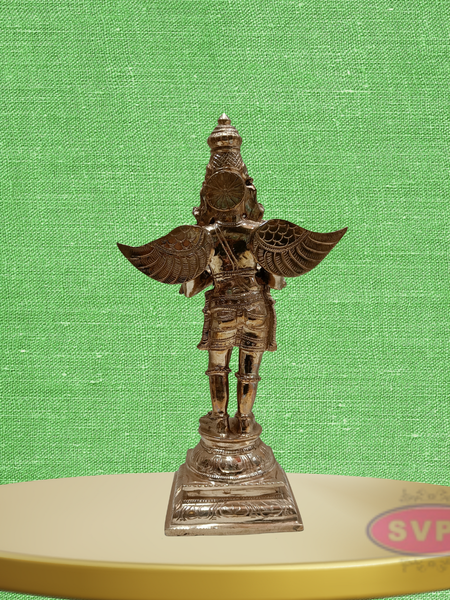 Panchaloha Garuda Dev standing With Namsakar Pose