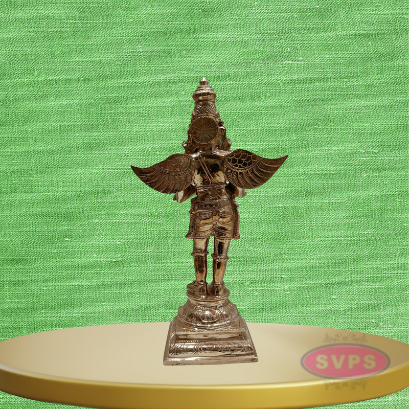 Panchaloha Garuda Dev standing With Namsakar Pose