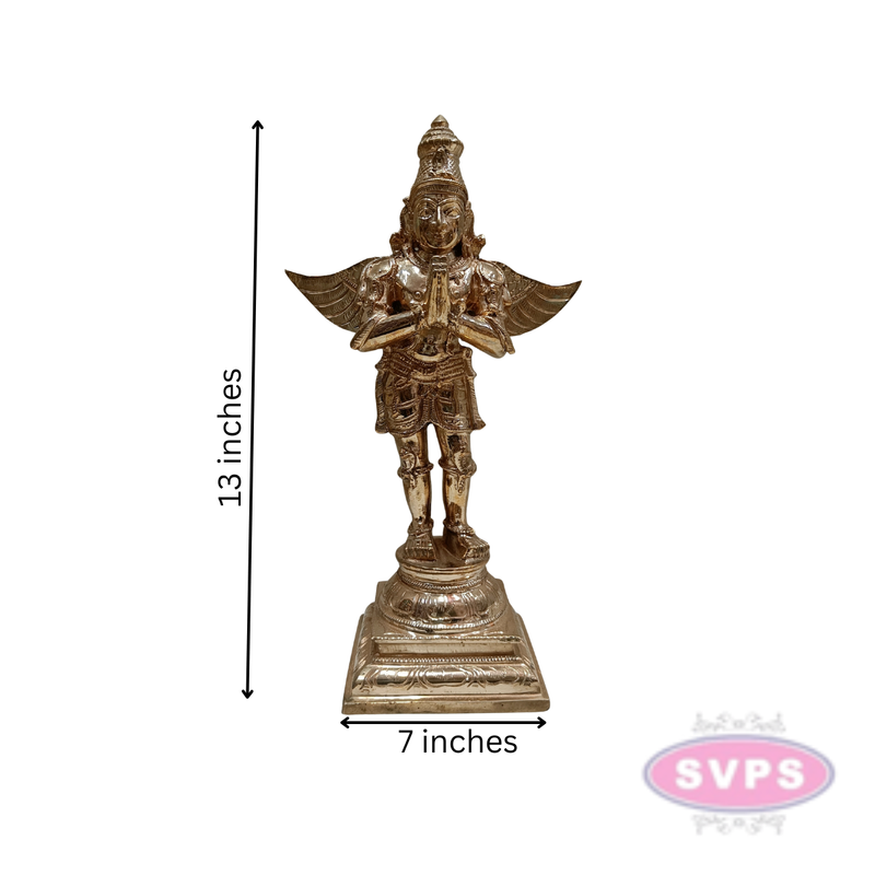 Panchaloha Garuda Dev standing With Namsakar Pose