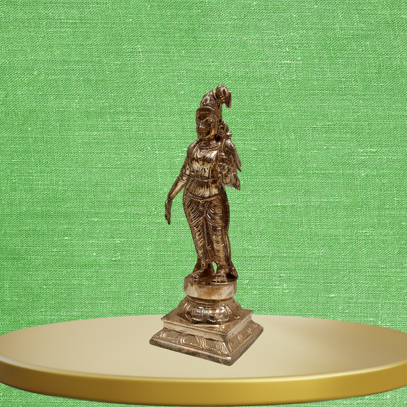 Panchaloha Kothai Andal Statue / 12.5 inches