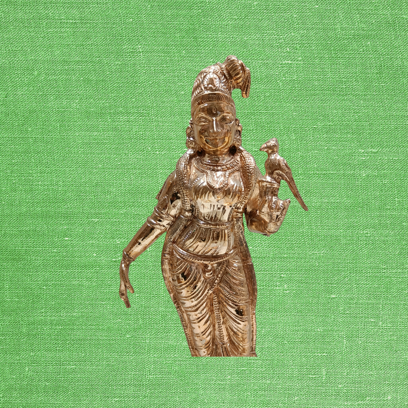 Panchaloha Kothai Andal Statue / 12.5 inches