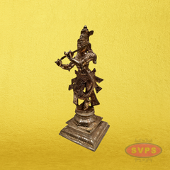 Panchaloha Krishna standing With Playing Flute Idol