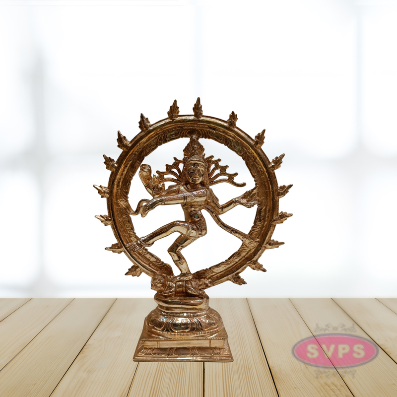 Panchaloha Natarajar Statue / 10 Inches