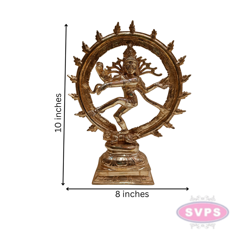 Panchaloha Natarajar Statue / 10 Inches