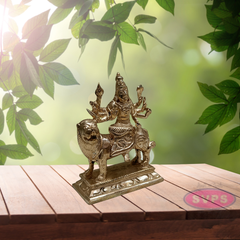 Panchaloha Singa Vagana Durgai Idol / 4 Inches