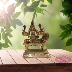 Panchaloha Singa Vagana Durgai Idol / 4 Inches