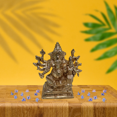 Panchaloha Ucchista Ganesha Statue