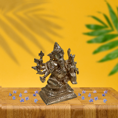 Panchaloha Ucchista Ganesha Statue