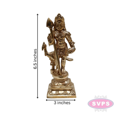 Panchaloham Bala Murugan With Peacock Idol / 6.5 inches