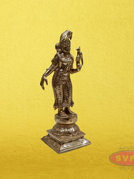 Panchaloham Devi Andal Holding a Parrot