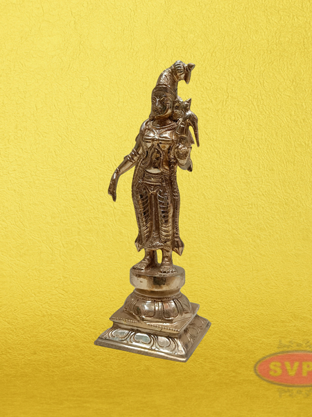 Panchaloham Devi Andal Holding a Parrot
