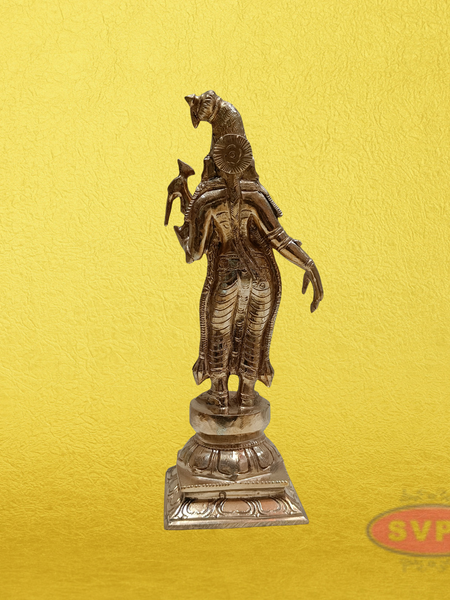 Panchaloham Devi Andal Holding a Parrot