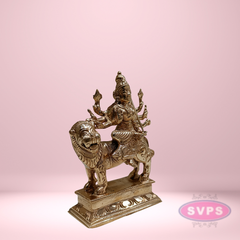Panchaloham Durga Devi On Lion