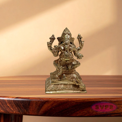 Panchaloham Ganesha Sitting Idol