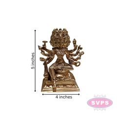 Panchaloham Gayatri Devi Idol / 5 Inches