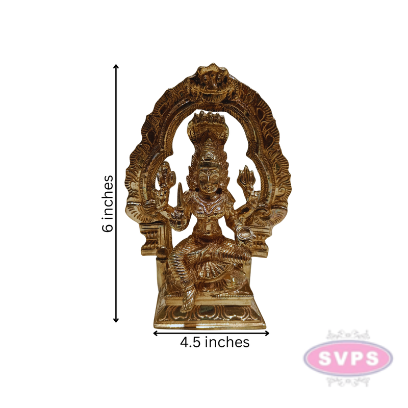 Panchaloham Karu Mariamman With Arch / 6 Inches
