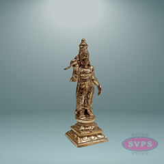 Panchaloham Meenakshi Amman Statue / 7 Inches