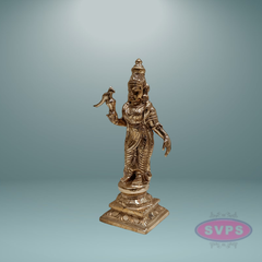 Panchaloham Meenakshi Amman Statue / 7 Inches
